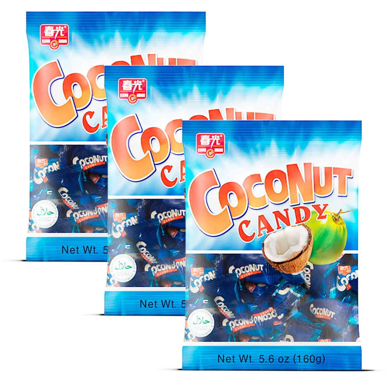 Amazon.com : CHUN GUANG Ginger Coconut, Halal Hard Candy